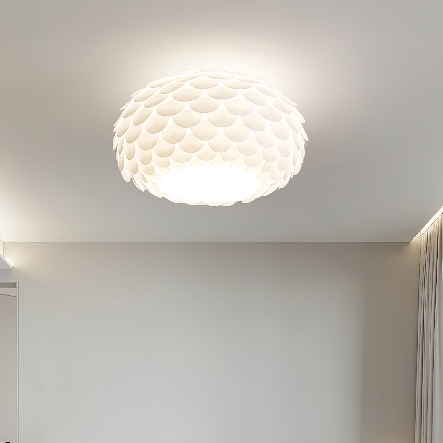 Plafonnier Éclairant Design Unique | Éclairage Atmosphérique et Chaud