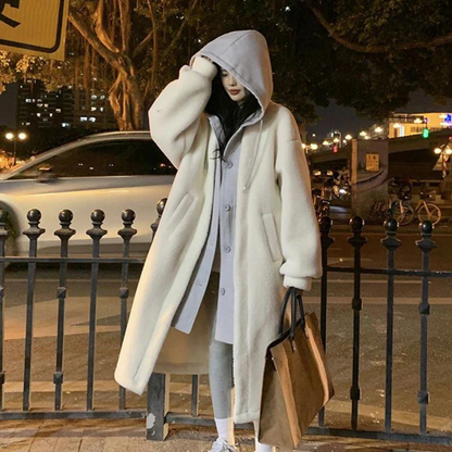 Manteau d'Hiver Long à Capuche | Protection Élégante contre le Froid