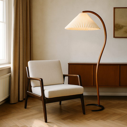 Lampe de Sol Vintage Scandinave | Élégance et Chaleur dans Votre Intérieur