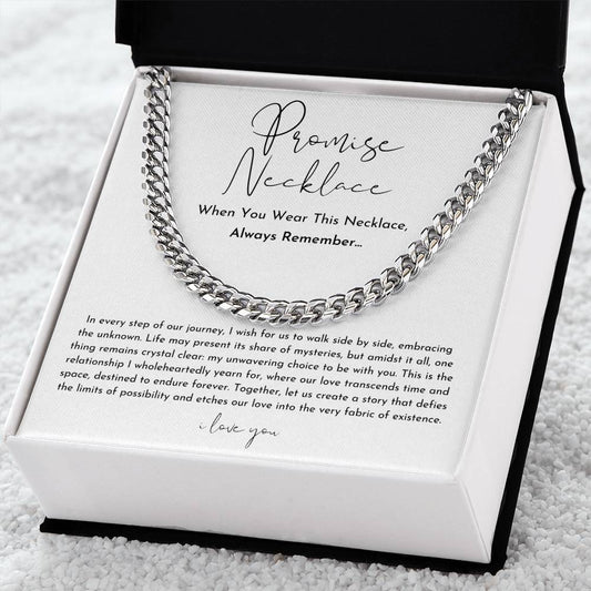 Collier de Promesse Élégant pour Couples | Symbole d'Amour Durable et Raffiné