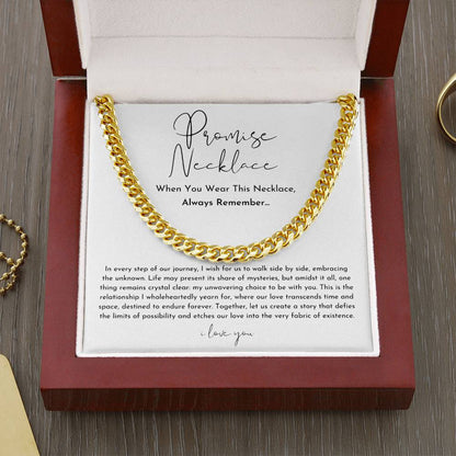 Collier de Promesse Élégant pour Couples | Symbole d'Amour Durable et Raffiné