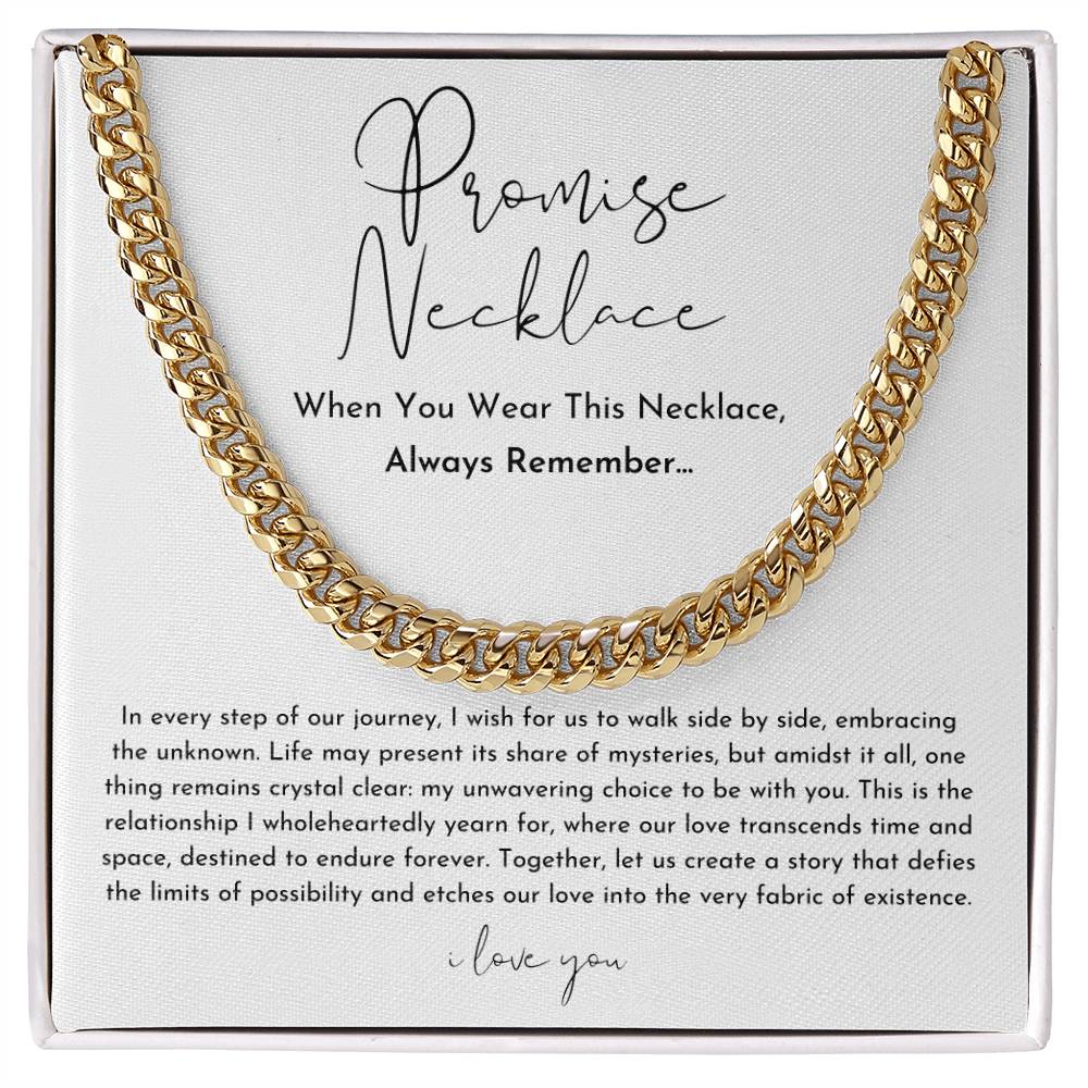 Collier de Promesse Élégant pour Couples | Symbole d'Amour Durable et Raffiné