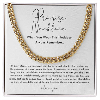 Collier de Promesse Élégant pour Couples | Symbole d'Amour Durable et Raffiné