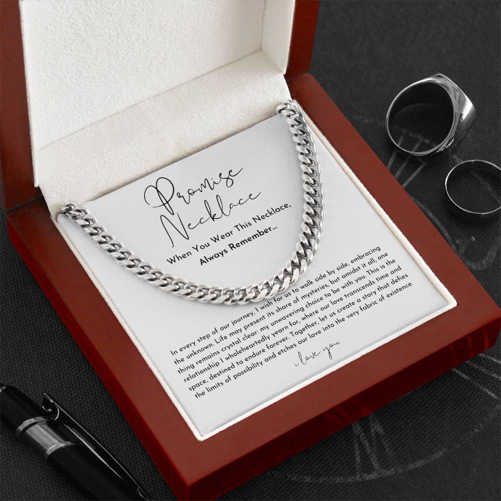 Collier de Promesse Élégant pour Couples | Symbole d'Amour Durable et Raffiné