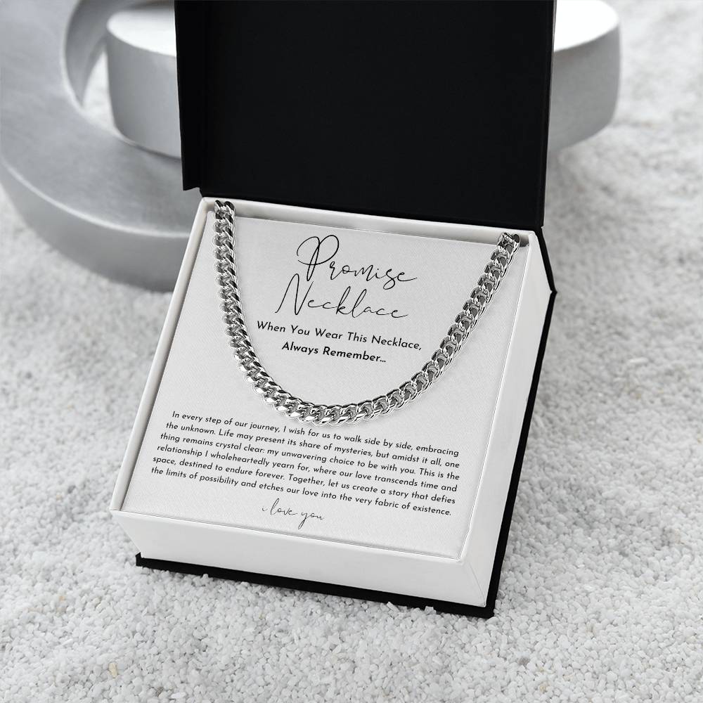 Collier de Promesse Élégant pour Couples | Symbole d'Amour Durable et Raffiné