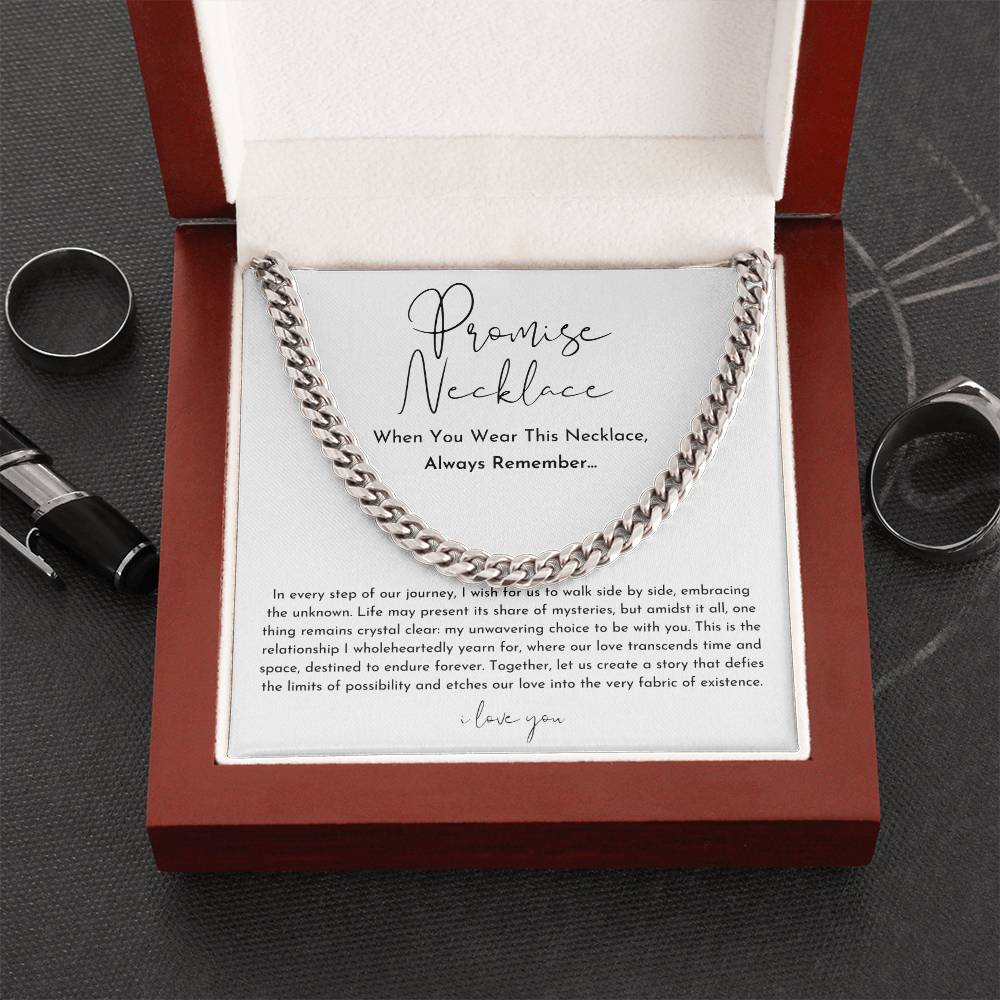 Collier de Promesse Élégant pour Couples | Symbole d'Amour Durable et Raffiné