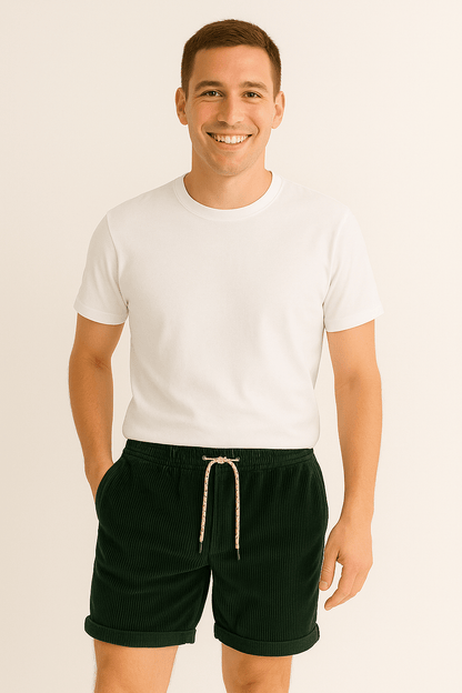 Shorts Décontractés en Velours Côtelé | Confort et Style Toute la Journée