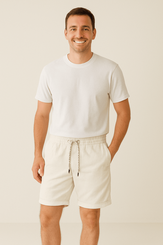 Shorts Décontractés en Velours Côtelé | Confort et Style Toute la Journée