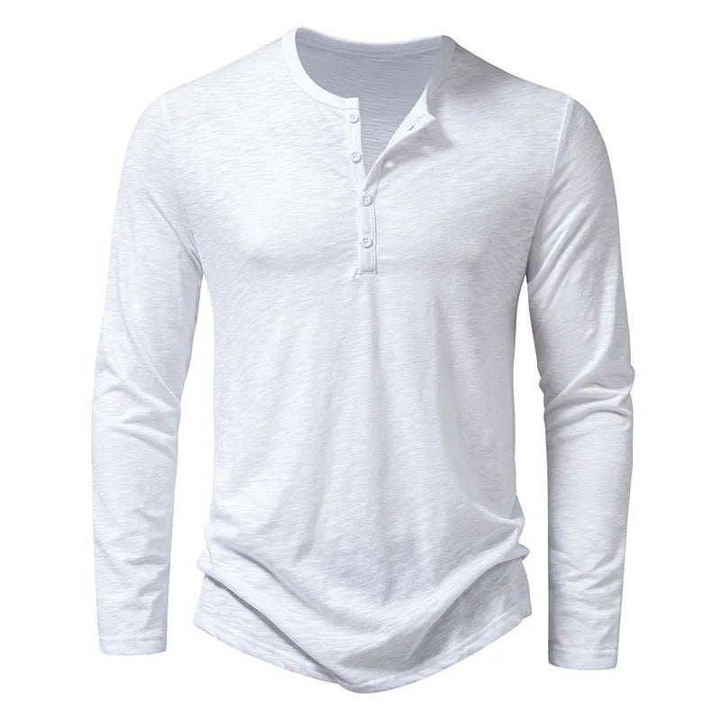 T-shirt Henley Élégant pour Homme | Confort et Style Polyvalent