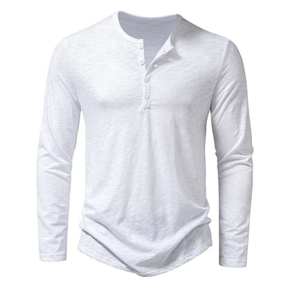 T-shirt Henley Élégant pour Homme | Confort et Style Polyvalent