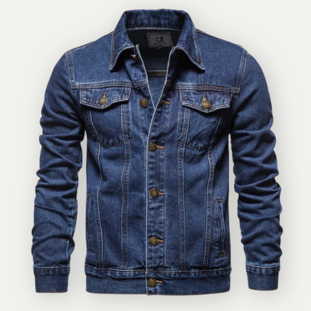 Veste en Denim Durable pour Homme | Style Classique et Confort Quotidien