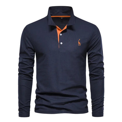 Polo à Manches Longues Classique | Style Intemporel et Confort Durable
