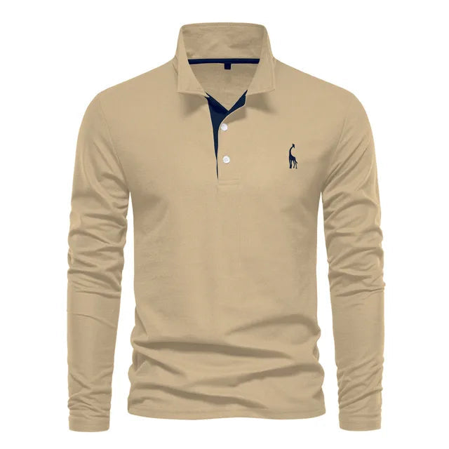 Polo à Manches Longues Classique | Style Intemporel et Confort Durable