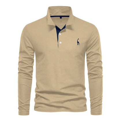 Polo à Manches Longues Classique | Style Intemporel et Confort Durable