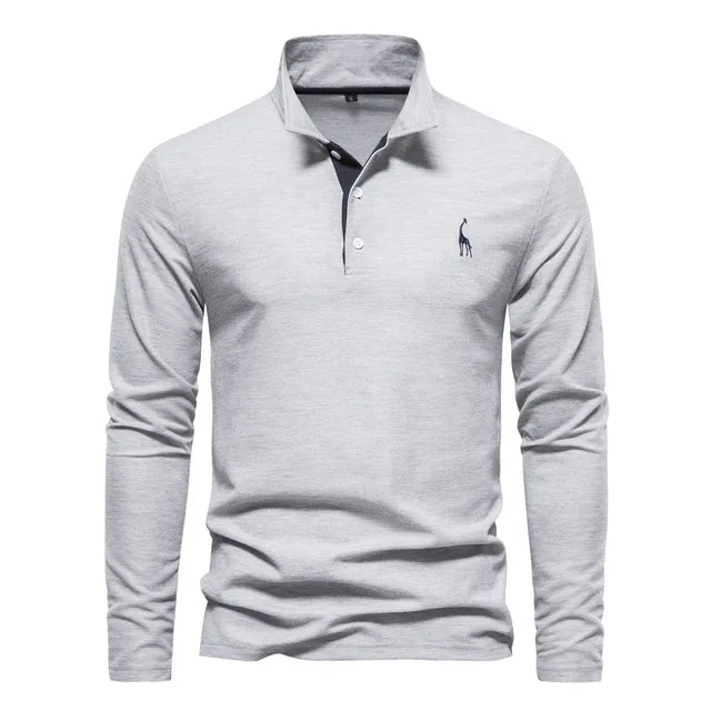 Polo à Manches Longues Classique | Style Intemporel et Confort Durable