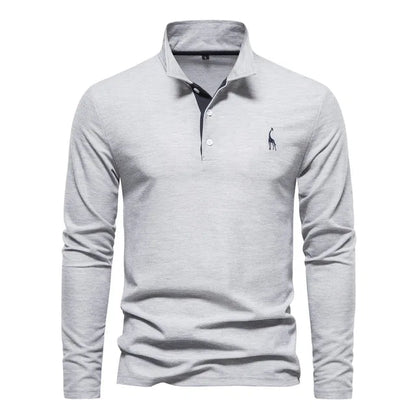 Polo à Manches Longues Classique | Style Intemporel et Confort Durable