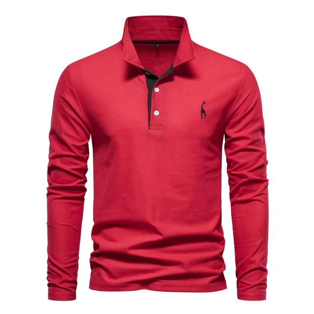 Polo à Manches Longues Classique | Style Intemporel et Confort Durable