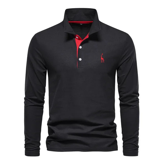 Polo à Manches Longues Classique | Style Intemporel et Confort Durable