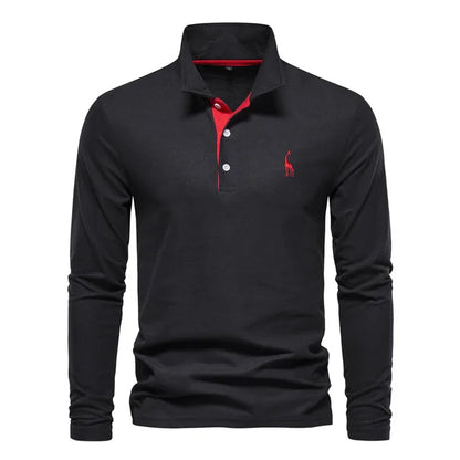 Polo à Manches Longues Classique | Style Intemporel et Confort Durable