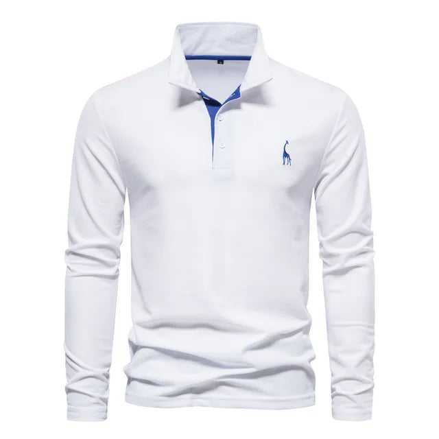 Polo à Manches Longues Classique | Style Intemporel et Confort Durable
