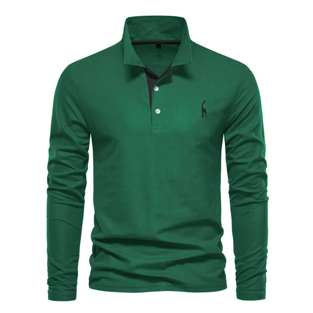 Polo à Manches Longues Classique | Style Intemporel et Confort Durable