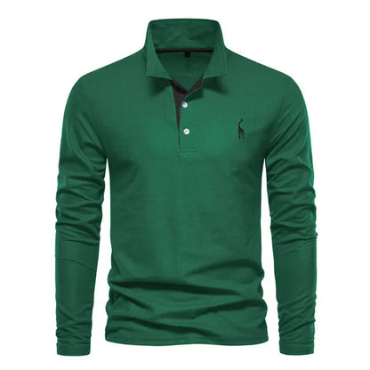 Polo à Manches Longues Classique | Style Intemporel et Confort Durable