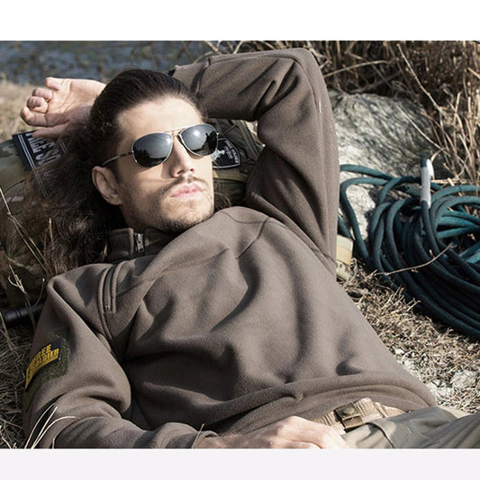 Pull en Polaire Isolée pour Hommes | Confort et Chaleur pour l'Automne