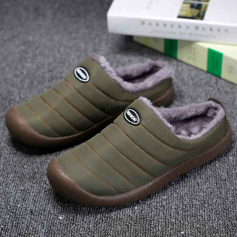 Chaussons Isolés Confortables pour Pieds Chauds | Doublure Chaude et Semelle Antidérapante