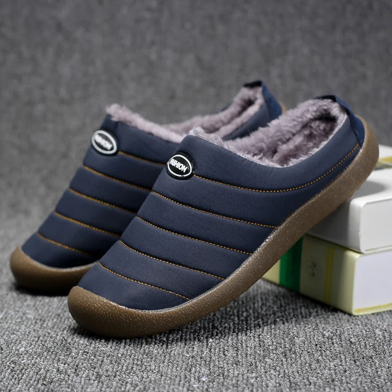 Chaussons Isolés Confortables pour Pieds Chauds | Doublure Chaude et Semelle Antidérapante