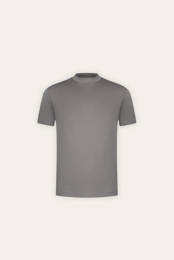 T-shirt Khaki Premium en Coton | Coupe Structurée et Élégance Discrète