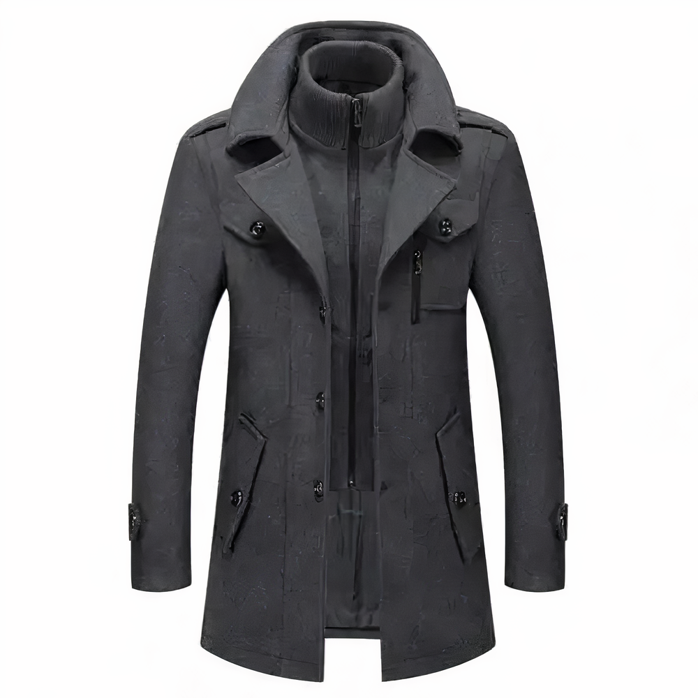 Veste à Double Col Élégante | Style Moderne et Confort Optimal