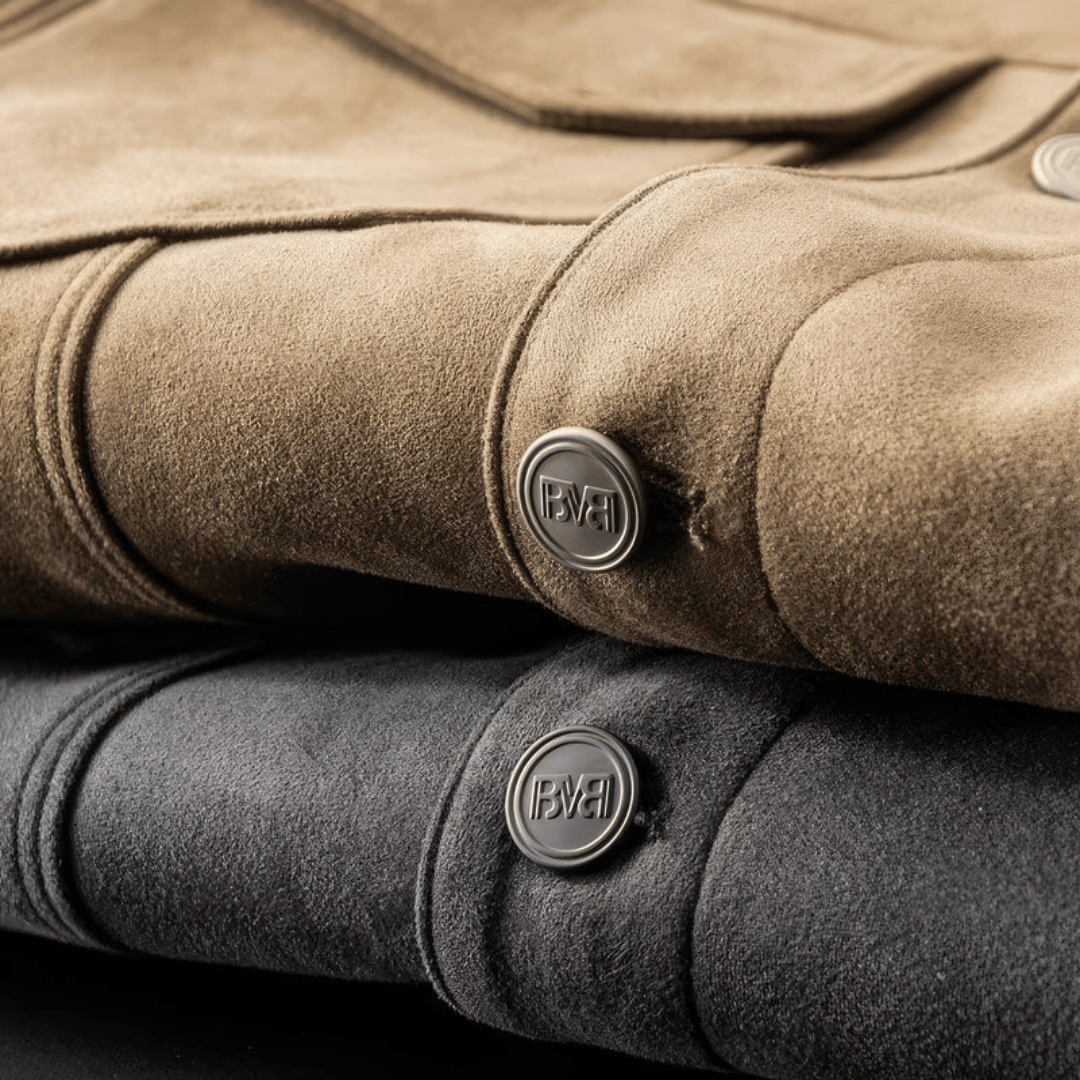 Veste Élégante en Daim pour Homme | Style Moderne et Polyvalent