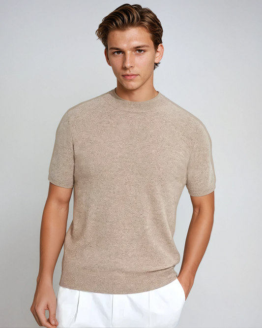 T-shirt en Cachemire pour Hommes | Confort Doux et Style Élégant