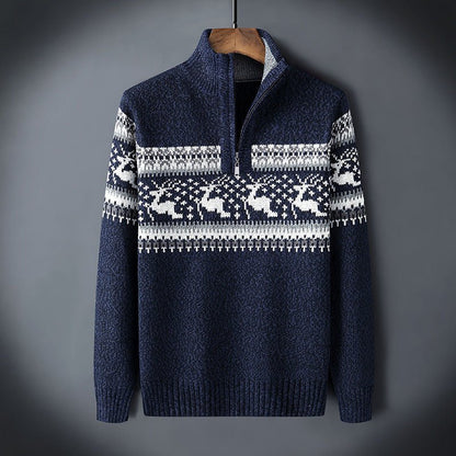 Pull Tricoté Festif Renne | Confort Douillet pour les Fêtes