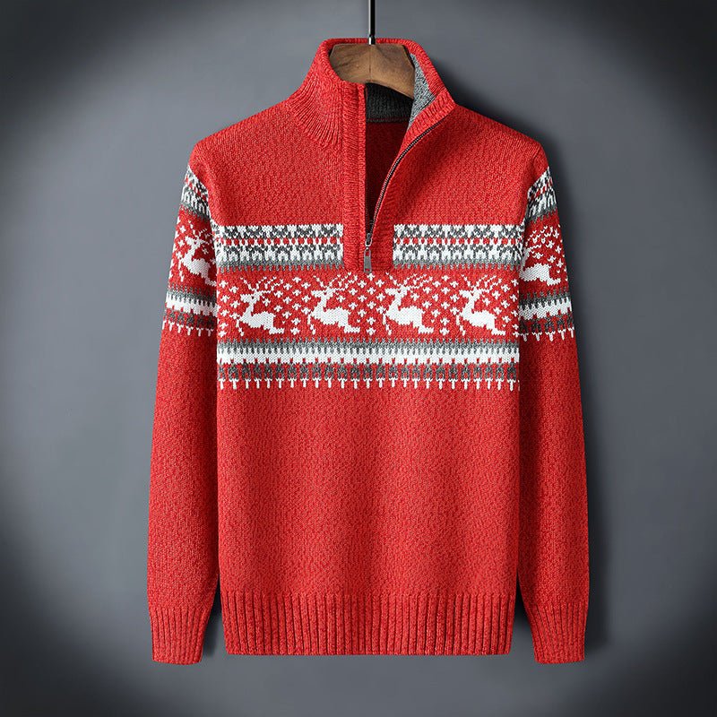 Pull Tricoté Festif Renne | Confort Douillet pour les Fêtes