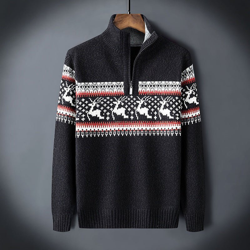 Pull Tricoté Festif Renne | Confort Douillet pour les Fêtes