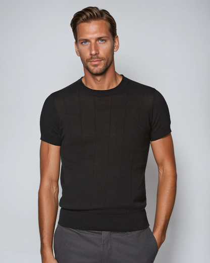 T-shirt Élégant Noir pour Homme | Style Intemporel et Confort Optimal