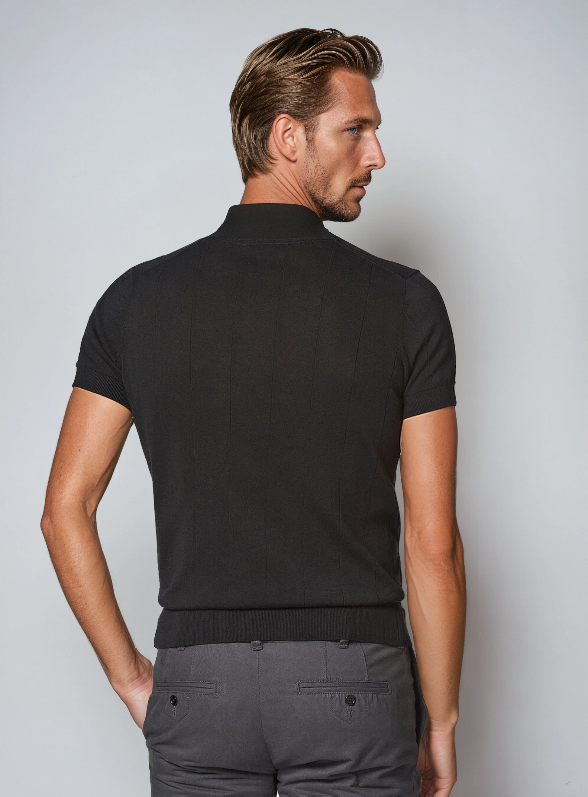 T-shirt Élégant Noir pour Homme | Style Intemporel et Confort Optimal