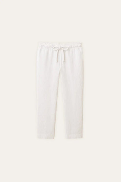 Pantalon Large en Lin Léger | Confort et Élégance pour l'Été