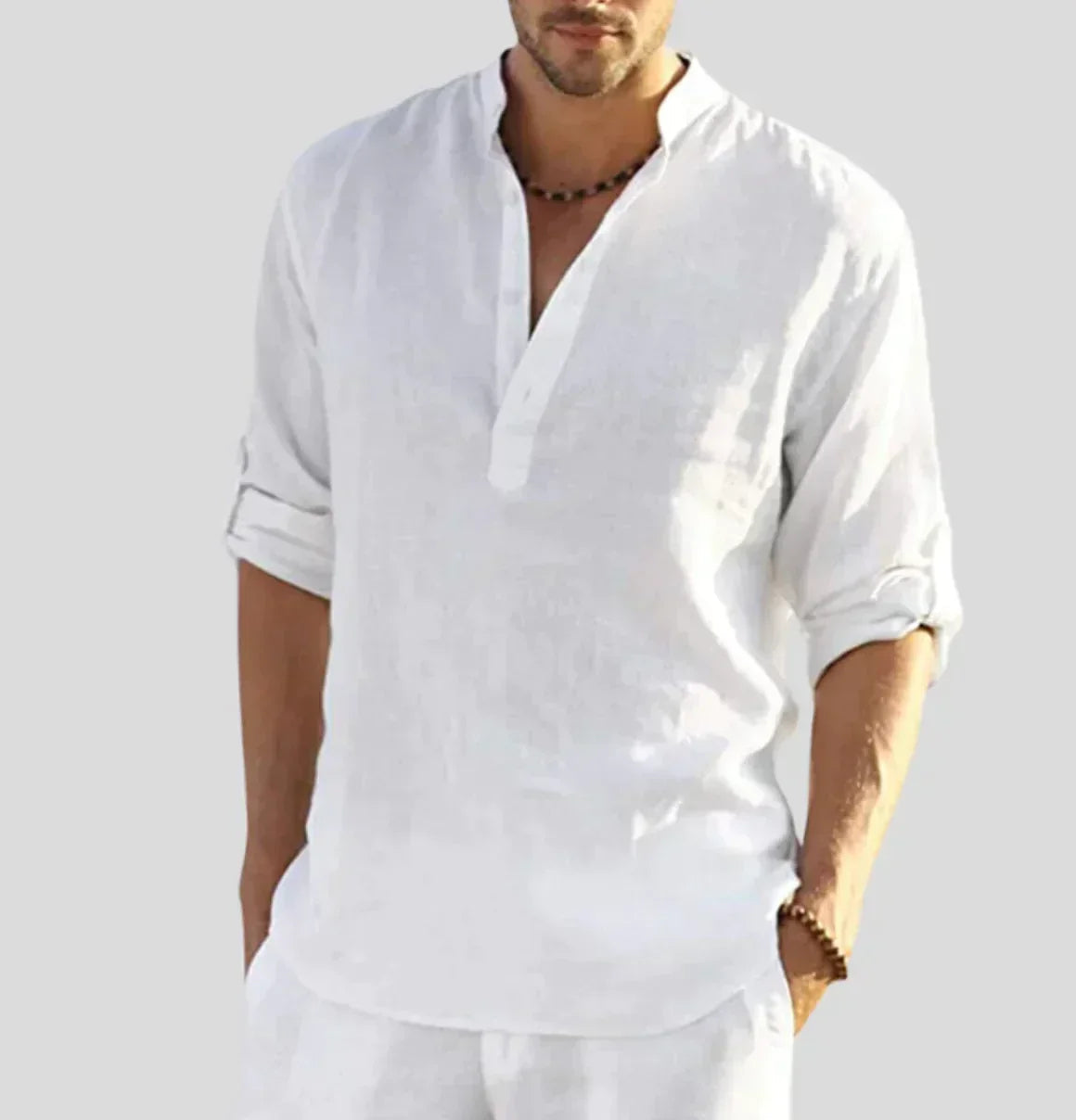 Chemise Habillée à Manches Longues pour Hommes | Confort Premium et Style Élégant