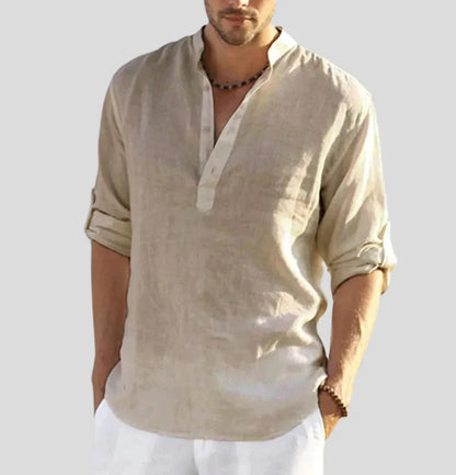 Chemise Habillée à Manches Longues pour Hommes | Confort Premium et Style Élégant