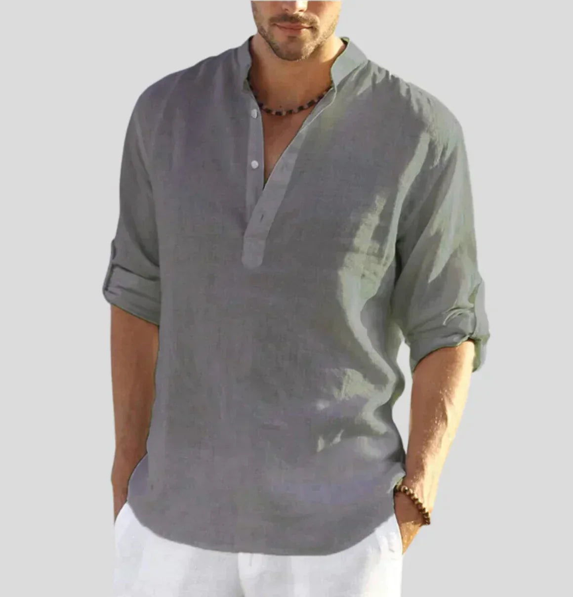 Chemise Habillée à Manches Longues pour Hommes | Confort Premium et Style Élégant