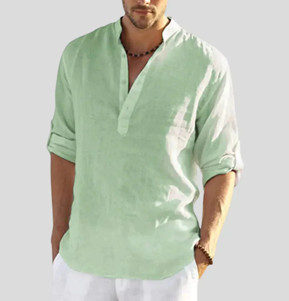 Chemise Habillée à Manches Longues pour Hommes | Confort Premium et Style Élégant