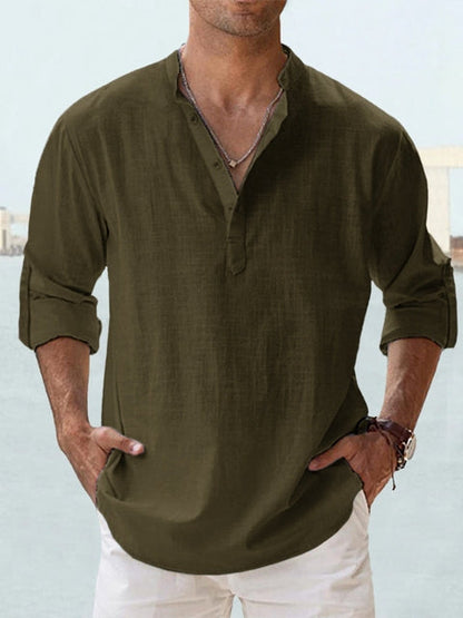 Chemise en Lin Détendue | Légère et Élégante pour Été