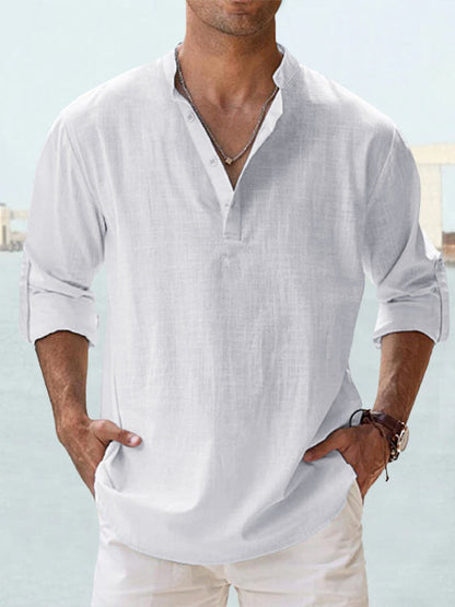 Chemise en Lin Détendue | Légère et Élégante pour Été