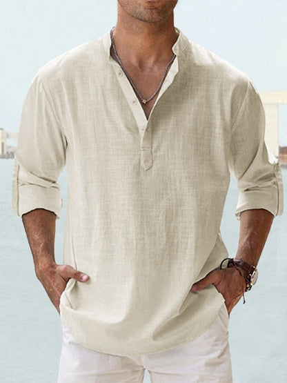 Chemise en Lin Détendue | Légère et Élégante pour Été