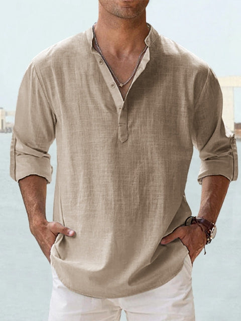 Chemise en Lin Détendue | Légère et Élégante pour Été