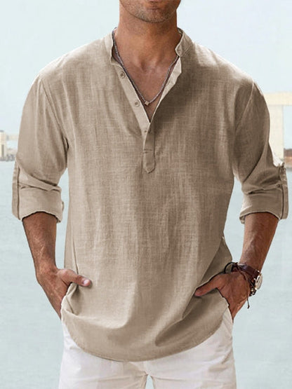 Chemise en Lin Détendue | Légère et Élégante pour Été