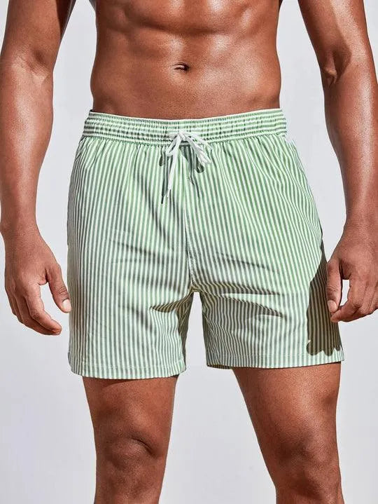 Short de Bain Rayé pour Hommes | Confort et Style à la Plage
