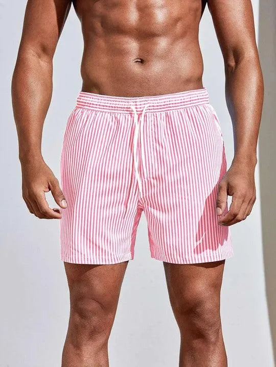 Short de Bain Rayé pour Hommes | Confort et Style à la Plage